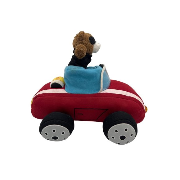 Top Gund Baby Stuffed Animal Sports Car Teddy Bear Driver Plush Toy Light Up - Picture 2 of 8